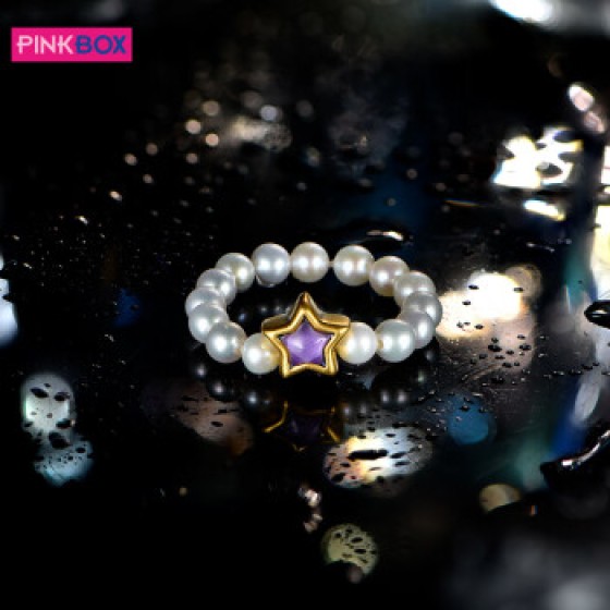 PINKBOXPINKBOX/娉饰珠宝黑金珍珠戒指紫水晶黄金海神波塞冬手饰指环 预定金(回货约30天详情咨询客服) 收藏